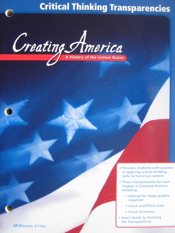 (image for) Creating America Critical Thinking Transparencies (P)
