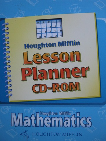 (image for) HM Mathematics K Lesson Planner CD-ROM (CD)