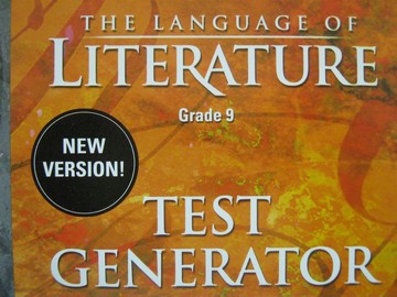 (image for) Language of Literature 9 Test Generator New Version (CD)
