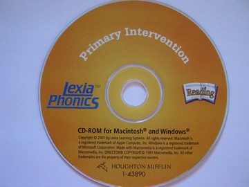 (image for) Reading Primary Intervention CD-ROM for Macintosh & Windows (CD)