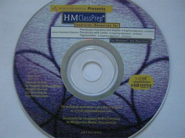 (image for) Precalculus with Limits 3rd Edition IR (CD) by Larson, Hostetler