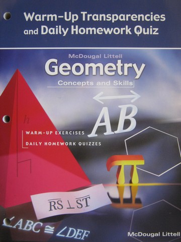 (image for) Geometry Concepts & Skills Warm-Up Transparencies (P)