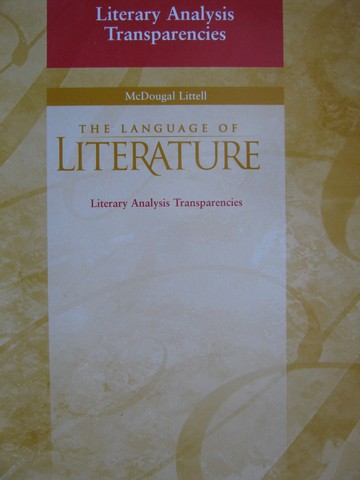 (image for) Language of Literature 6 Literary Analysis Transparencies (P)