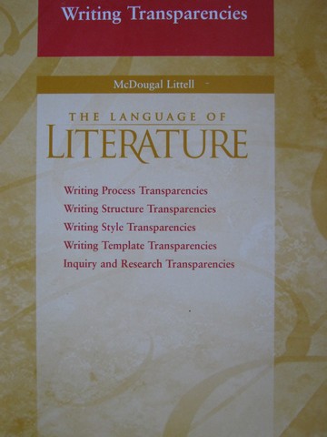 (image for) Language of Literature 6 Writing Transparencies (P)