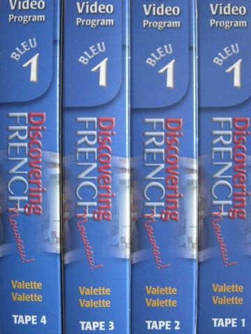 (image for) Discovering French Nouveau! Bleu Integrated Video Program (VHS)