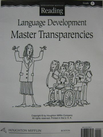 (image for) HM Reading 1 Language Development Master Transparencies (Pk)