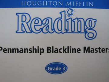 (image for) HM Reading 3 Penmanship Blackline Masters (CD)