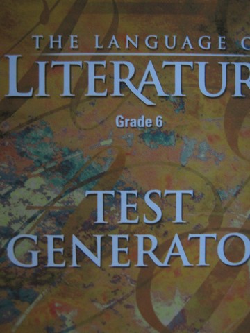 (image for) Language of Literature 6 Test Generator Kit (Pk)
