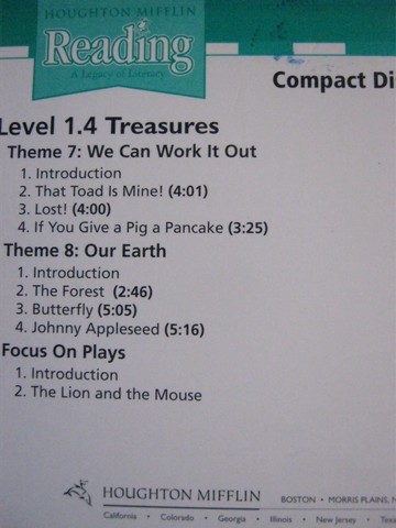 (image for) Reading 1.4 Compact Discs (CD)