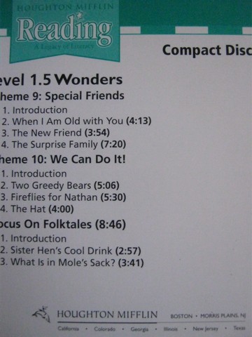 (image for) Reading 1.5 Compact Discs (CD)