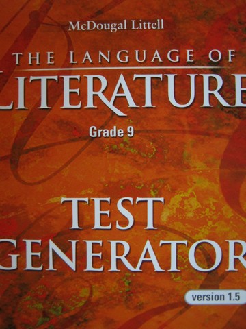 (image for) Language of Literature 9 Test Generator V1.5 (CD)