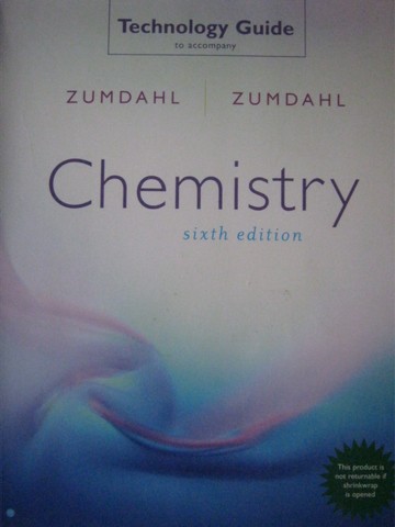 (image for) Chemistry 6th Edition Technology Guide (P) by Zumdahl & Zumdahl