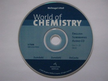 (image for) World of Chemistry English Summaries Audio CD (CD)