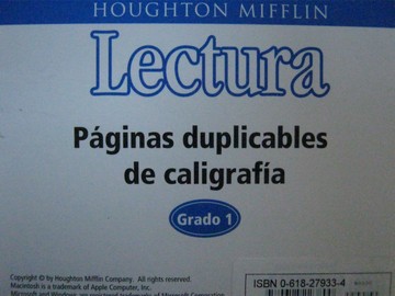 (image for) Lectura 1 Paginas duplicables de caligrafia (CD)
