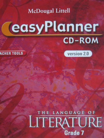 (image for) Language of Literature 7 EasyPlanner (TE)(CD)