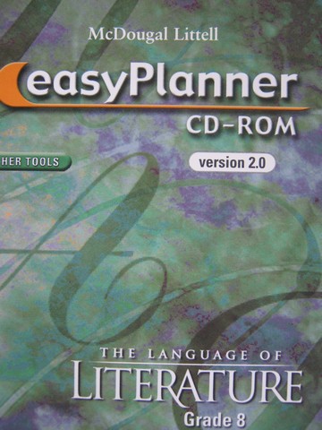 (image for) Language of Literature 8 EasyPlanner (TE)(CD)