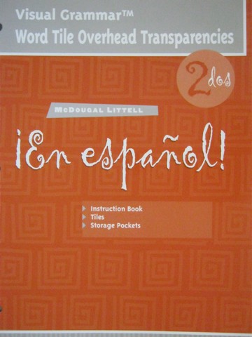 (image for) En espanol! 2dos Visual Grammar Word Tile Overhead (Pk)