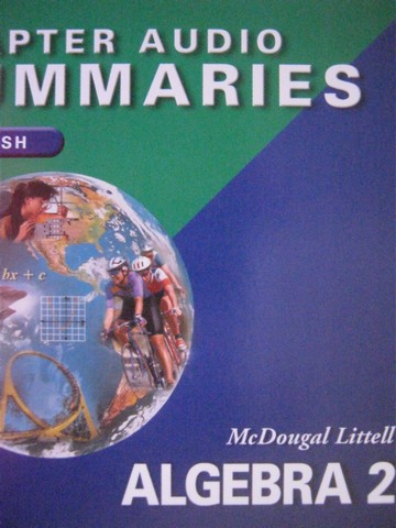 (image for) Algebra 2 Chapter Audio Summaries In Spanish (CD)