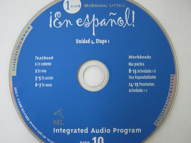(image for) En espanol! 1uno Integrated Audio Program Disc 10 (CD)