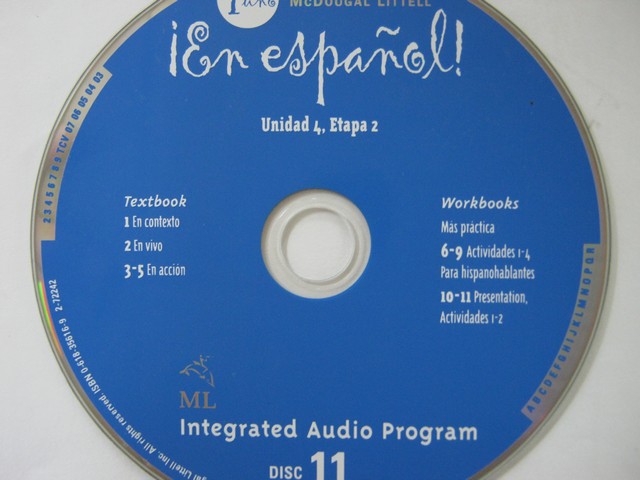 (image for) En espanol! 1uno Integrated Audio Program Disc 11 (CD)