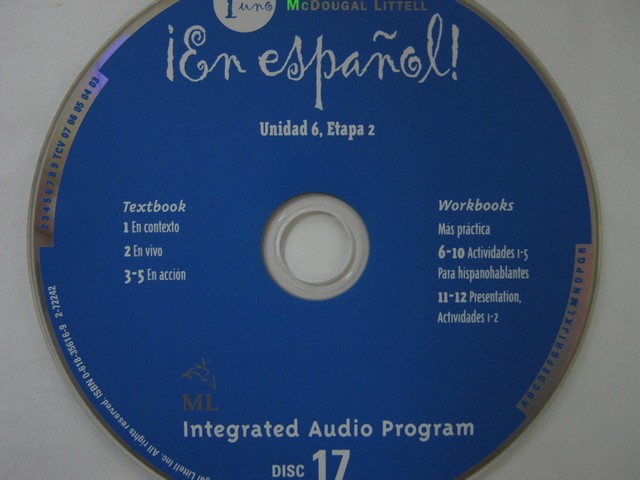 (image for) En espanol! 1uno Integrated Audio Program Disc 17 (CD)