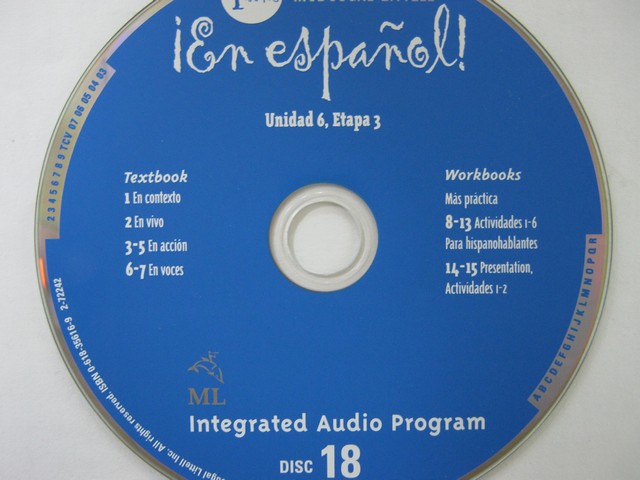 (image for) En espanol! 1uno Integrated Audio Program Disc 18 (CD)