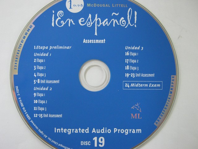 (image for) En espanol! 1uno Integrated Audio Program Disc 19 (CD)