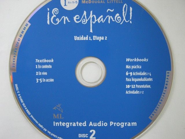(image for) En espanol! 1uno Integrated Audio Program Disc 2 (CD)