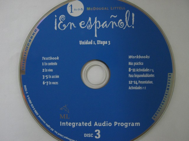 (image for) En espanol! 1uno Integrated Audio Program Disc 3 (CD)