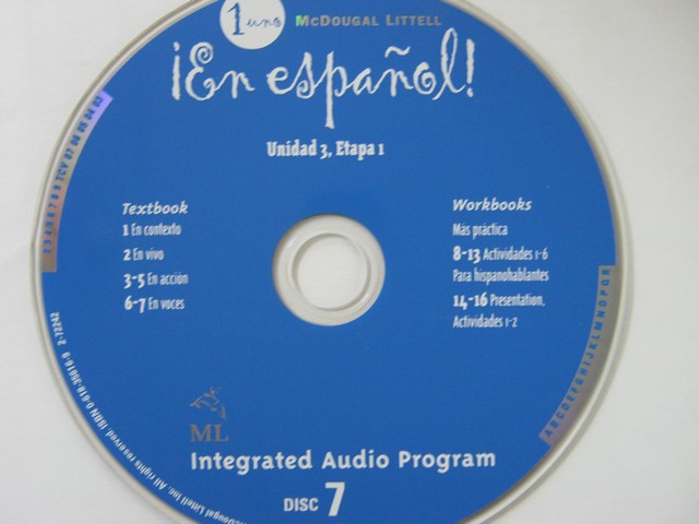 (image for) En espanol! 1uno Integrated Audio Program Disc 7 (CD)