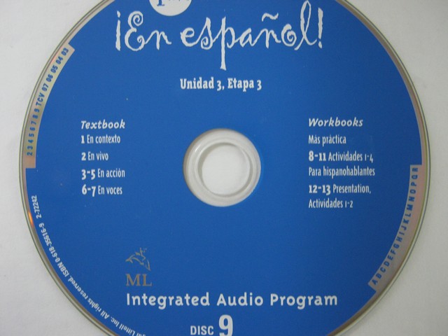 (image for) En espanol! 1uno Integrated Audio Program Disc 9 (CD)