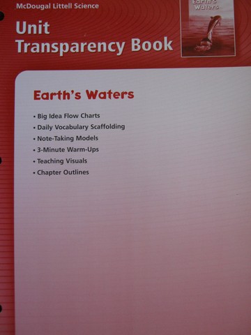 (image for) Earth's Waters Unit Transparency Book (P)