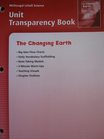 (image for) Changing Earth Unit Transparency Book (P)