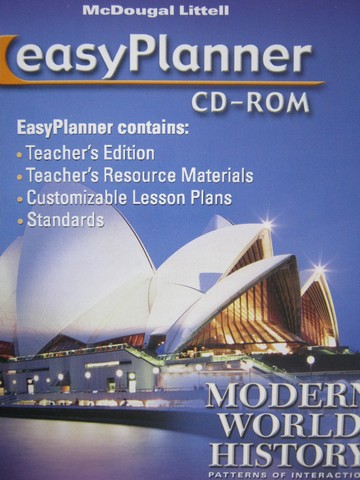 (image for) Modern World History Patterns of Interaction EasyPlanner CD (CD)