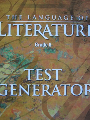 (image for) Language of Literature 6 Test Generator V3.0 (CD)