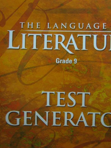 (image for) Language of Literature 9 Test Generator V3.0 (CD)