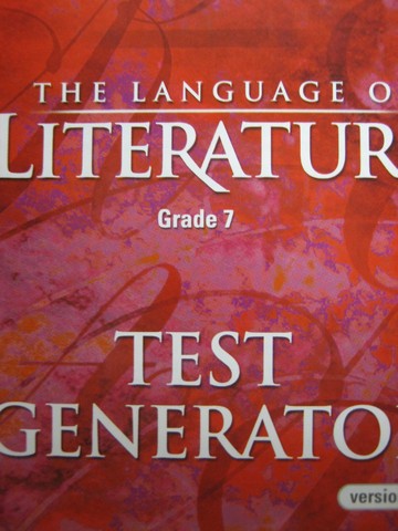 (image for) Language of Literature 7 Test Generator V3.0 (CD)