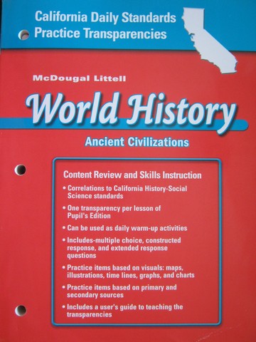 (image for) Ancient Civilizations Daily Standards Practice (CA)(P)