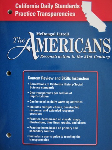 (image for) Americans Daily Standards Practice Transparencies (CA)(P)