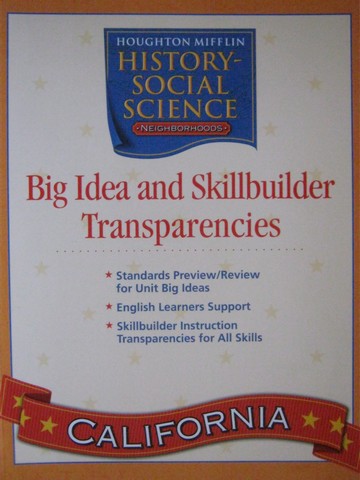 (image for) Neighborhoods 2 Big Idea & Skillbuilder Transparencies (CA)(P)