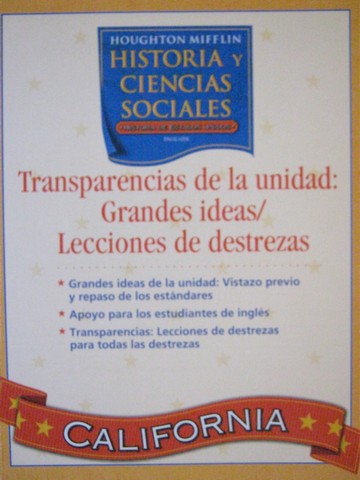 (image for) Historia y ciencias sociales 5 Transparencias de la unidad (P)