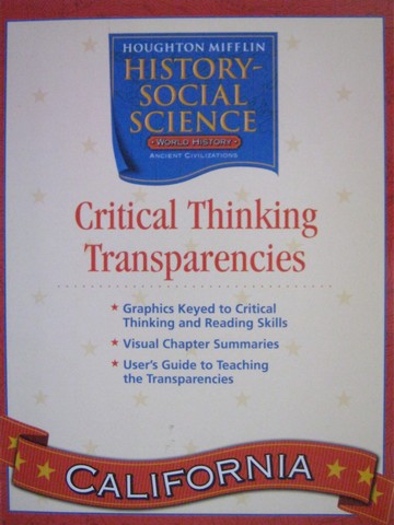 (image for) Ancient Civilizations 6 Critical Thinking Transparencies (P)