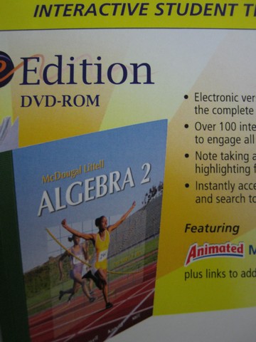 (image for) ML Algebra 2 eEdition Interactive Student Text DVD (DVD)
