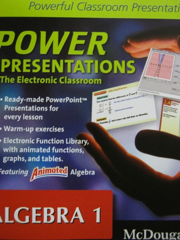(image for) Algebra 1 Power Presentations The Electronic Classroom (CD)