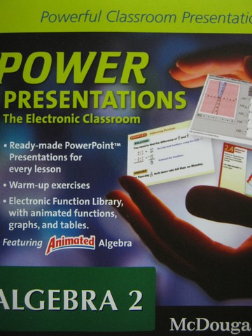 (image for) ML Algebra 2 Power Presentations The Electronic Classroom (CD)