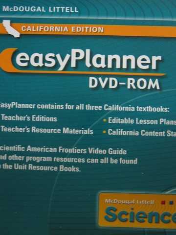 (image for) ML Science EasyPlanner DVD-ROM California Edition (CA)(DVD)