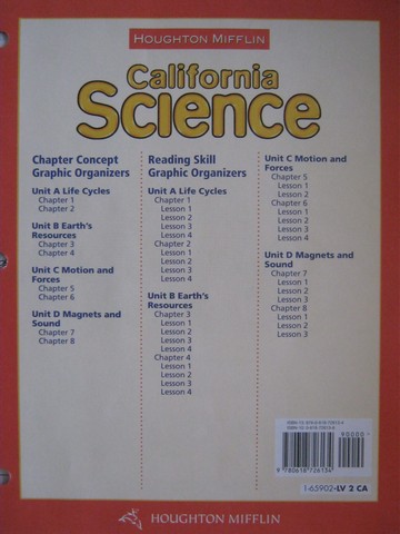 (image for) California Science 2 Reading & Concept Transparencies (CA)(Pk)