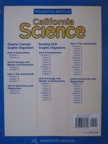 (image for) California Science 4 Reading & Concept Transparencies (CA)(Pk)