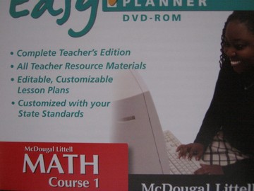 (image for) ML Math Course 1 Easy Planner DVD-ROM (TE)(DVD)