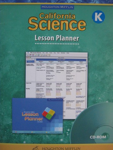 (image for) California Science K Lesson Planner CD-ROM (CA)(P)